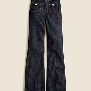 J. Crew Sailor Denim Trouser in Rinse Wash - 30